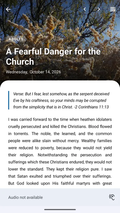 A day’s reading with its verse