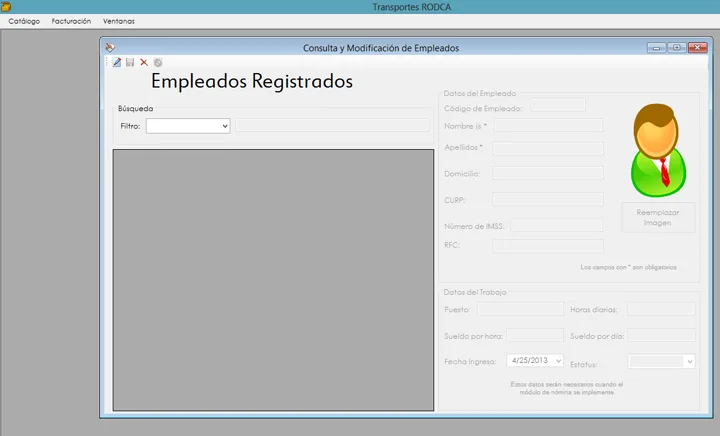 The employee register